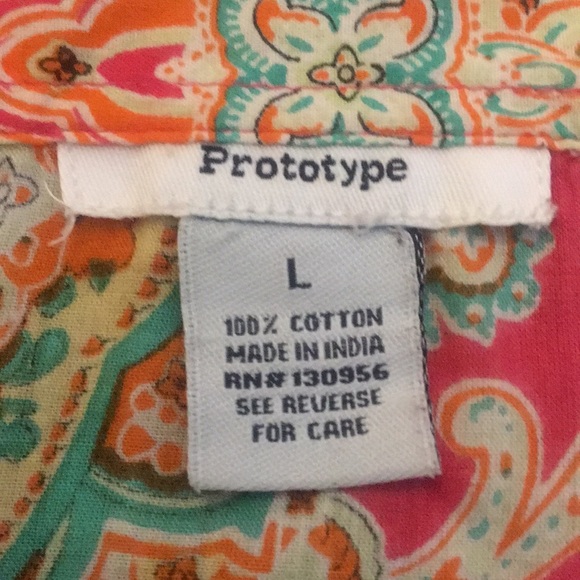 PROTOTYPE CUTE SLEEVELESS HI/LOW TIE TOP (SIZE L) - Picture 5 of 8